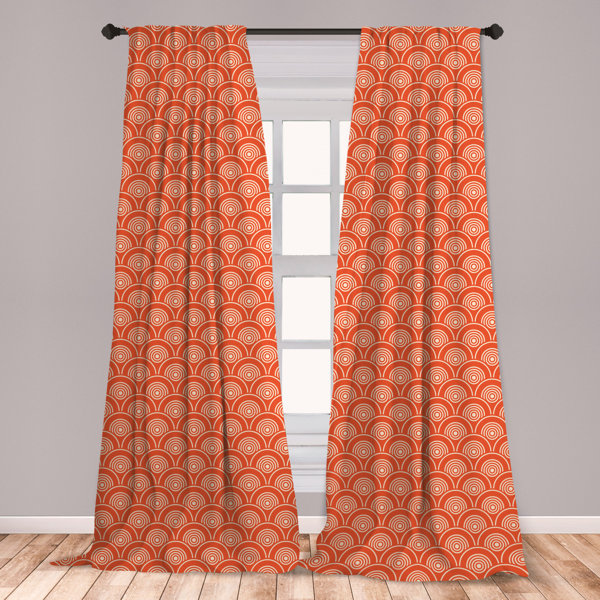 Circle Pattern Curtains Wayfair